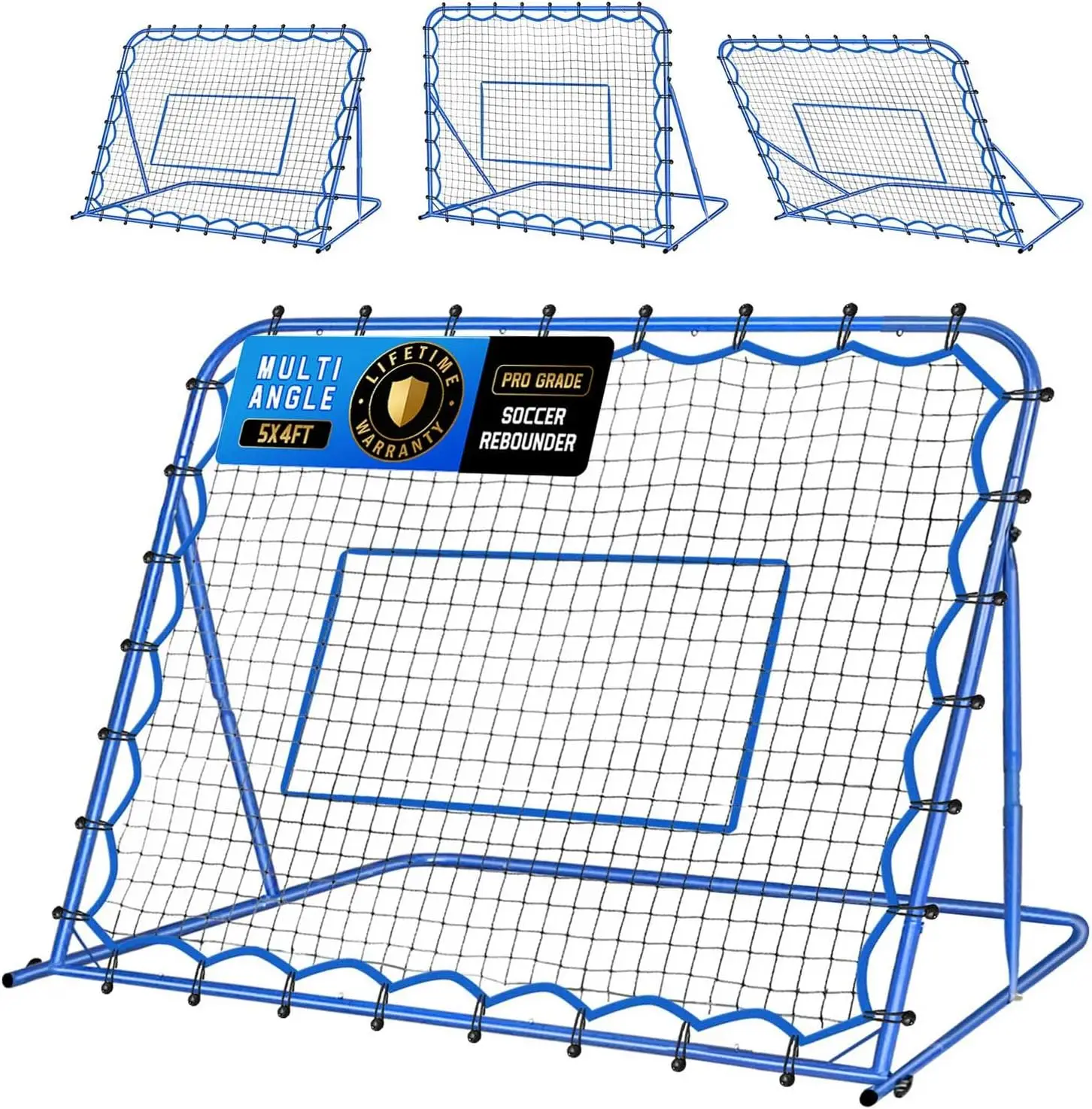 Multi-Angle Rebound Net for Soccer, Volleyball, Baseball - Quick-Switch Training Tool for Passing, Control & Agility
Multi-Angle Rebound Net for Soccer, Volleyball, Baseball - Quick-Switch Training Tool for Passing, Control & Agility
