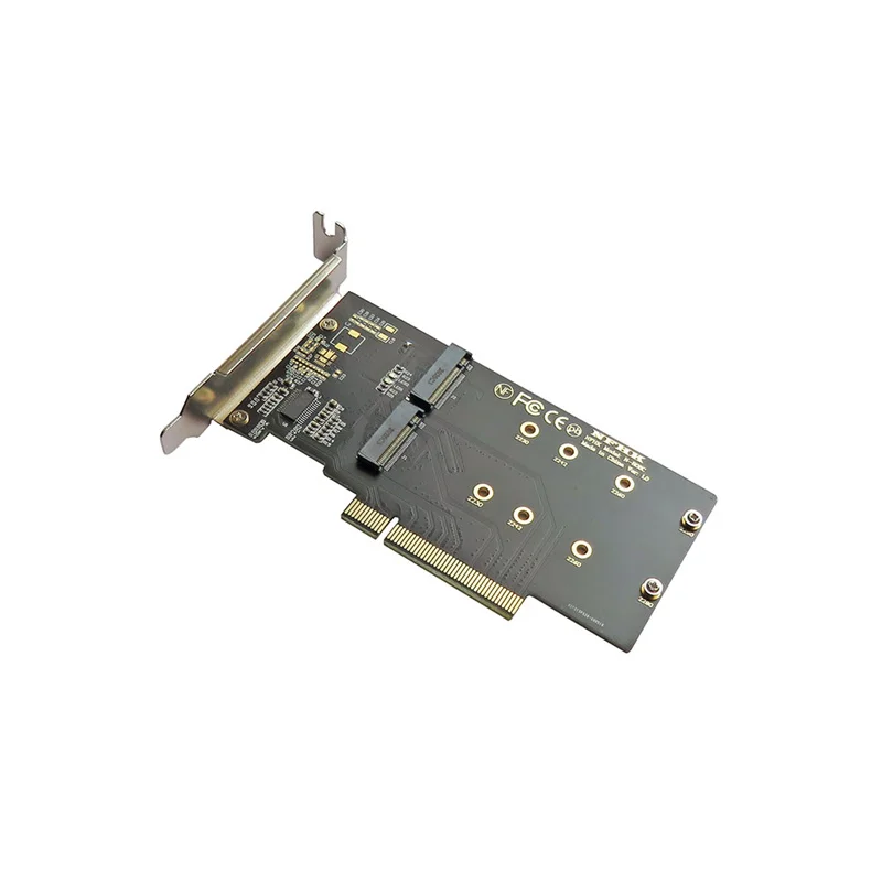 PCIe 3,0x8 до 2 NVMe M.2 NGFF SSD диск Array VROC АДАПТЕРНЫЕ карты, половина высоты
PCIe 3,0x8 до 2 NVMe M.2 NGFF SSD диск Array VROC АДАПТЕРНЫЕ карты, половина высоты