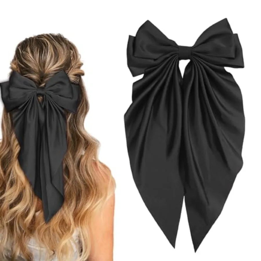 Silky Satin Women's Hair Bows with Long Tail Bowknot for Hair Clips, Accessories and Gifts
Silky Satin Women's Hair Bows with Long Tail Bowknot for Hair Clips, Accessories and Gifts