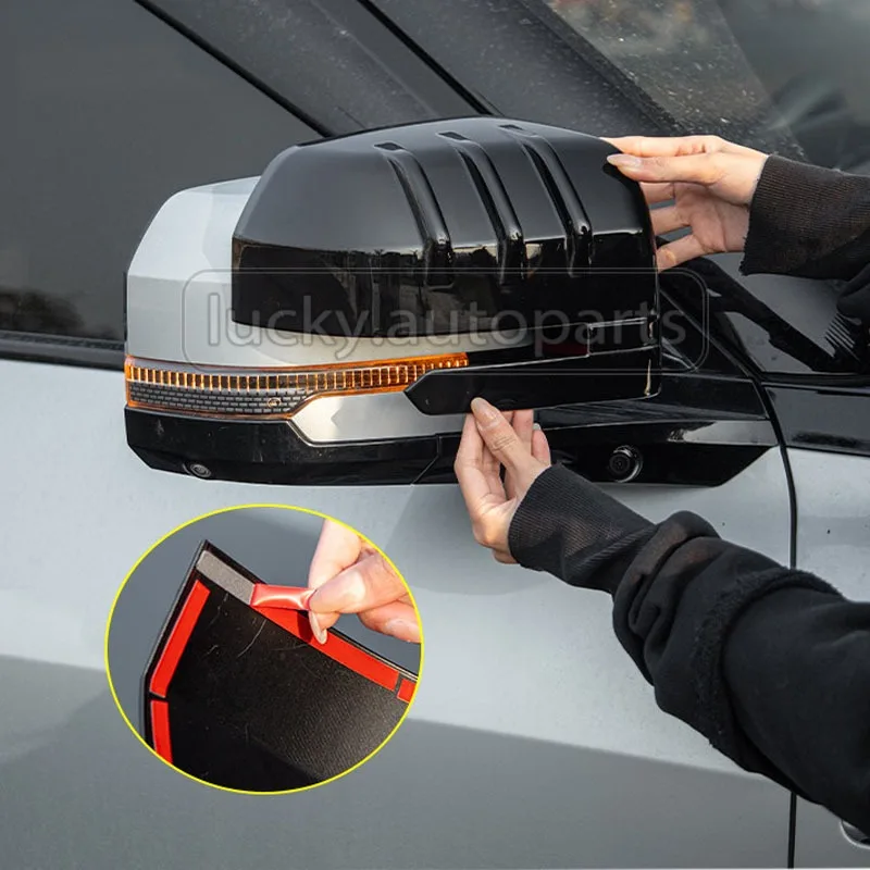 Комплект защитных накладок на зеркала заднего вида для BYD Equation Leopard 8 / Denza B8, внешние декоративные рамки, аксессуары для модификации автомобиля
Комплект защитных накладок на зеркала заднего вида для BYD Equation Leopard 8 / Denza B8, внешние декоративные рамки, аксессуары для модификации автомобиля