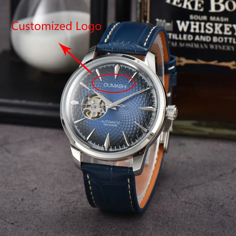40mm PRESAGEE watch NH38 skeleton automatic watch with 35mm gradient dial and Japan NH38 automatic movement can customized logo
40mm PRESAGEE watch NH38 skeleton automatic watch with 35mm gradient dial and Japan NH38 automatic movement can customized logo