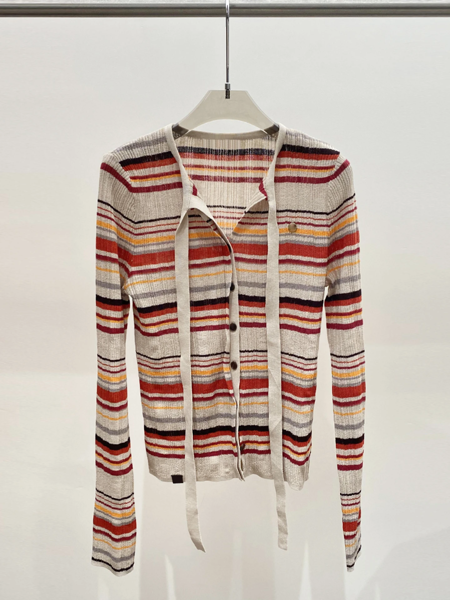 Casual Versatile Striped Knitted Open Cardigan Top High End Women's Spring Summer Fashion Commute Style Medium Softness Long ...
Casual Versatile Striped Knitted Open Cardigan Top High End Women's Spring Summer Fashion Commute Style Medium Softness Long ...