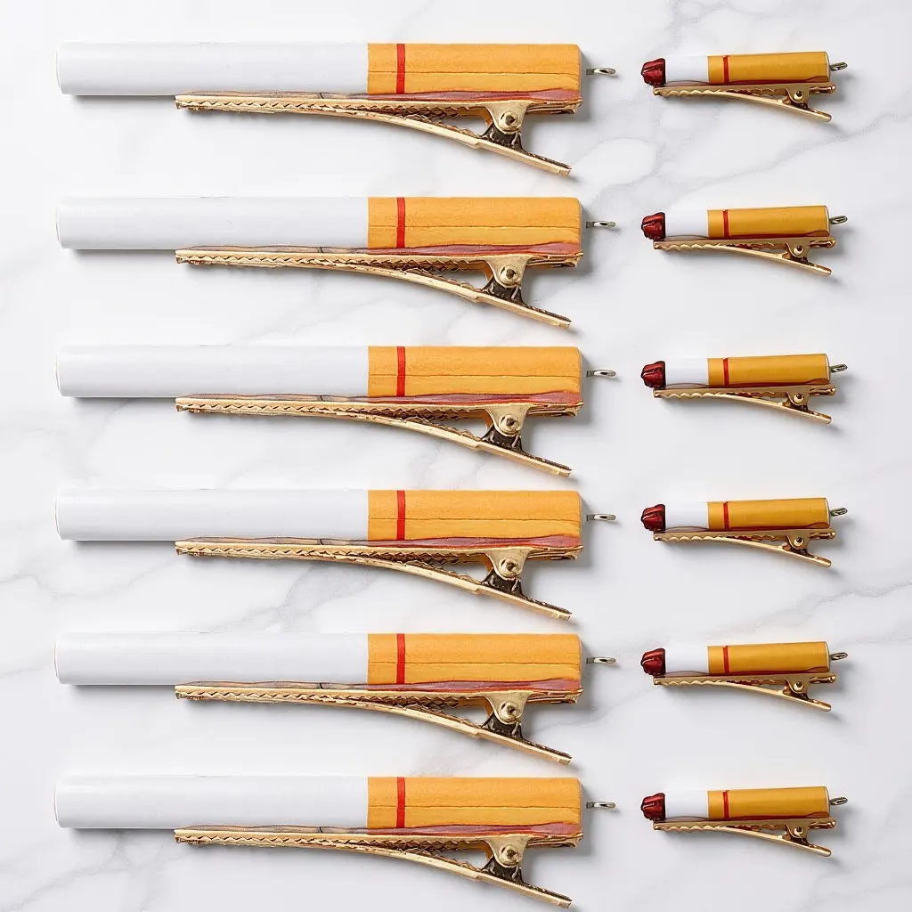 12pcs Simulated Cigarette Hair Clips Girls Hairpins Creative Barrettes Lightweight Durable Plastic Hair Accessories
12pcs Simulated Cigarette Hair Clips Girls Hairpins Creative Barrettes Lightweight Durable Plastic Hair Accessories