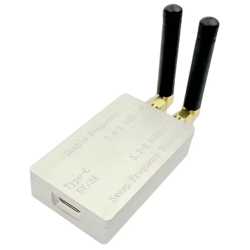 -A99Z Двухчастотный Wi-Fi Bluetooth Источник сигнала VCO RF Генератор 1 Вт 2,4 ГГц 5,8 ГГц Двойная антенна
-A99Z Двухчастотный Wi-Fi Bluetooth Источник сигнала VCO RF Генератор 1 Вт 2,4 ГГц 5,8 ГГц Двойная антенна