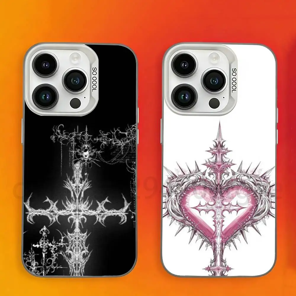 Gothic Cyber Sigil Cross Phone Case For iPhone 17,16,15,14,13,12,11,Pro,Max,Plus,Mini Candy Matte Shockproof Cover
Gothic Cyber Sigil Cross Phone Case For iPhone 17,16,15,14,13,12,11,Pro,Max,Plus,Mini Candy Matte Shockproof Cover