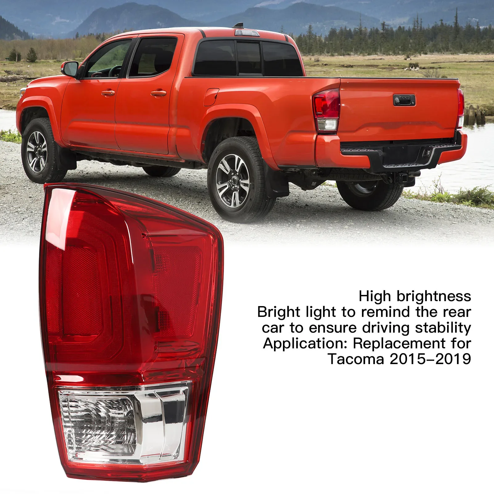 Задние фонари правые для Toyota Tacoma 2015-2019, 1 шт., Тормозные Сигналы поворота, ходовые огни высокой яркости 8155004190
Задние фонари правые для Toyota Tacoma 2015-2019, 1 шт., Тормозные Сигналы поворота, ходовые огни высокой яркости 8155004190