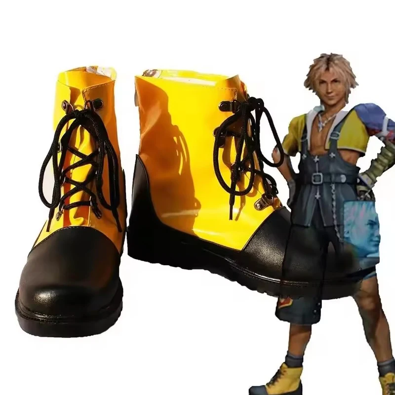 Game Final Fantasy X Tidus Cosplay Boots - Yellow Leather RPG Character Shoes Halloween Christmas Party Costume Props
Game Final Fantasy X Tidus Cosplay Boots - Yellow Leather RPG Character Shoes Halloween Christmas Party Costume Props