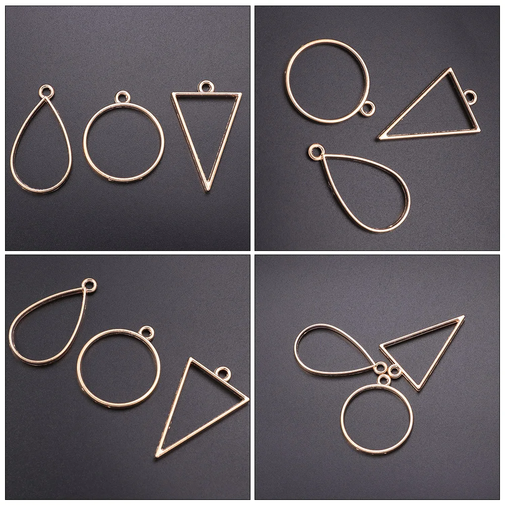 45 Pcs Zinc Alloy Epoxy Frame Pendant Bezel Hollow Mold Charms Open Back Resin Frames Necklace Bracelet Accessories
45 Pcs Zinc Alloy Epoxy Frame Pendant Bezel Hollow Mold Charms Open Back Resin Frames Necklace Bracelet Accessories