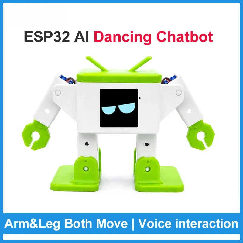 ESP32-S3 AI Dancing Robot Development Board Chatbot AI Toy Desktop Dance Pet,It Can Move Its Hands And Feet
ESP32-S3 AI Dancing Robot Development Board Chatbot AI Toy Desktop Dance Pet,It Can Move Its Hands And Feet
