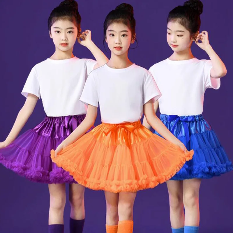 Kids Performance Hip Hop Clothing Showing ballet tutu Skirt White Tee Tops Ballerina tutu Dress dance Kids Jazz Dance Costumes
Kids Performance Hip Hop Clothing Showing ballet tutu Skirt White Tee Tops Ballerina tutu Dress dance Kids Jazz Dance Costumes