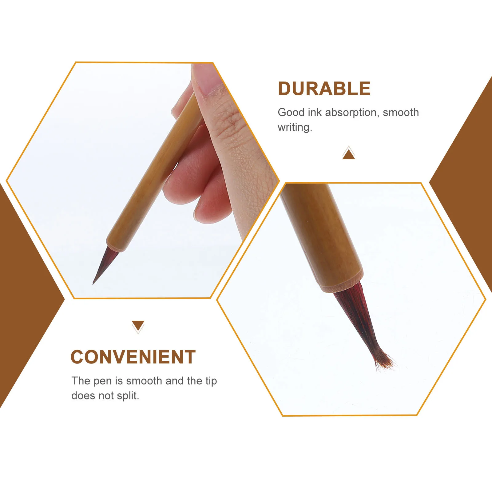 3Pcs Calligraphy Brushes for Writing Painting Smooth Grip Long Service Time Ideal for Beginners Students Gift Watercolor
3Pcs Calligraphy Brushes for Writing Painting Smooth Grip Long Service Time Ideal for Beginners Students Gift Watercolor