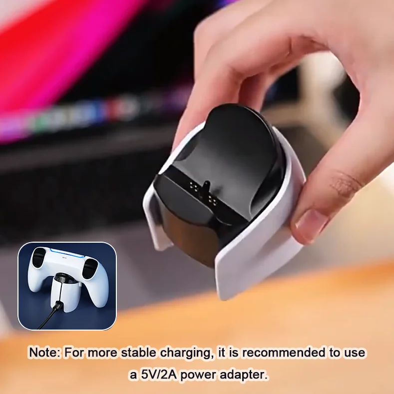 IINE charging dock for PS5 controllers Elite controllers, Edge wireless charger, and Slim controller stand.
IINE charging dock for PS5 controllers Elite controllers, Edge wireless charger, and Slim controller stand.