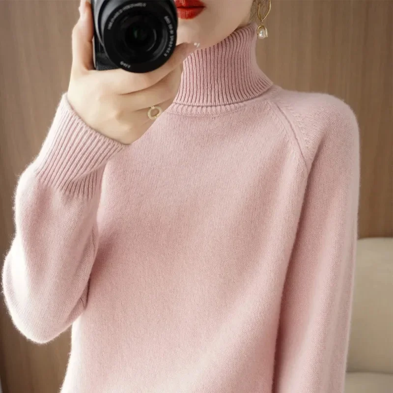 2025 New Wool Cashmere Sweater Women's Turtleneck Pullover Sweater Fall Winter Long Sleeve Jumper Bottoming Knit Warm Tops
2025 New Wool Cashmere Sweater Women's Turtleneck Pullover Sweater Fall Winter Long Sleeve Jumper Bottoming Knit Warm Tops