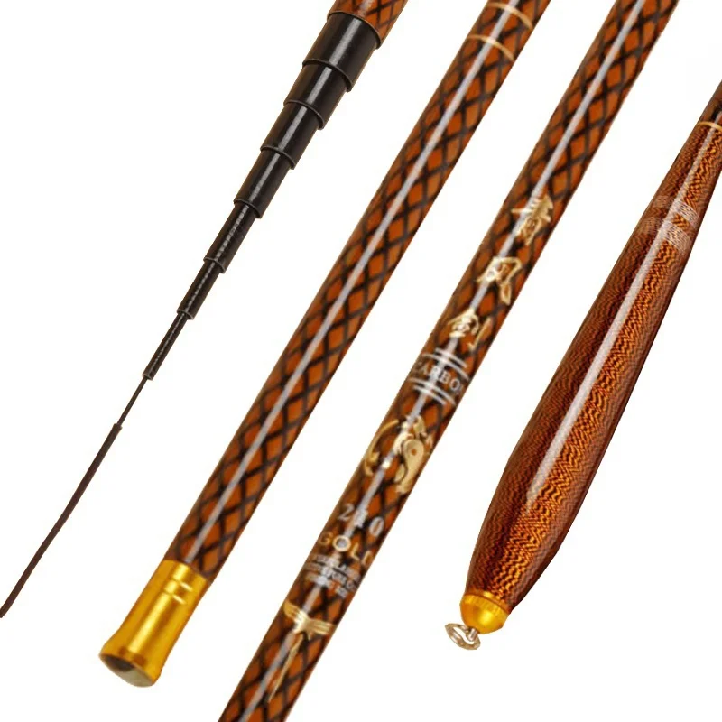 3.6M-6.3M Telescopic Fishing Rod Ultralight Super Hard Carbon Fiber Portable For Freshwater Carp Stream Pole
3.6M-6.3M Telescopic Fishing Rod Ultralight Super Hard Carbon Fiber Portable For Freshwater Carp Stream Pole