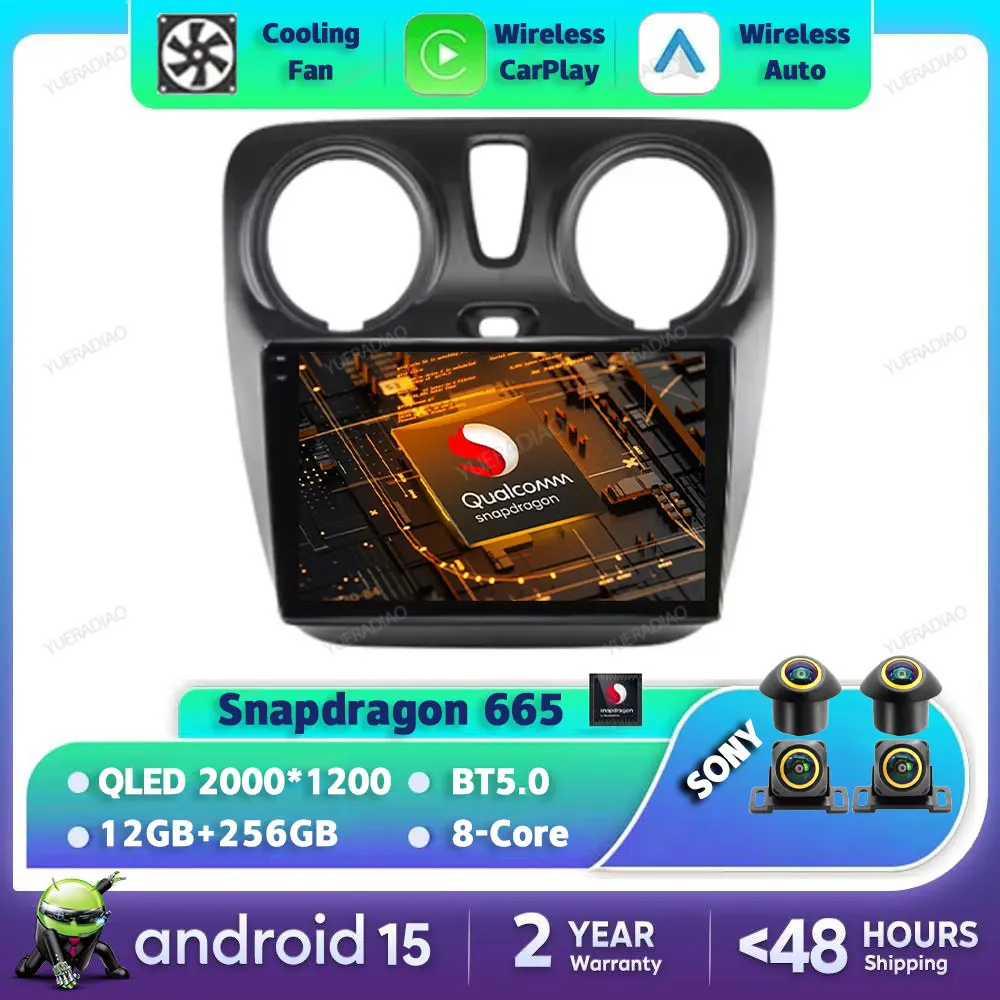 Автомобильный радиоприемник Android 15 для Renault Dokker Logan 2012-2020 Мультимедийный стереофонический проигрыватель Qualcomm 4G WIFI Головное устройство 360 Камера
Автомобильный радиоприемник Android 15 для Renault Dokker Logan 2012-2020 Мультимедийный стереофонический проигрыватель Qualcomm 4G WIFI Головное устройство 360 Камера