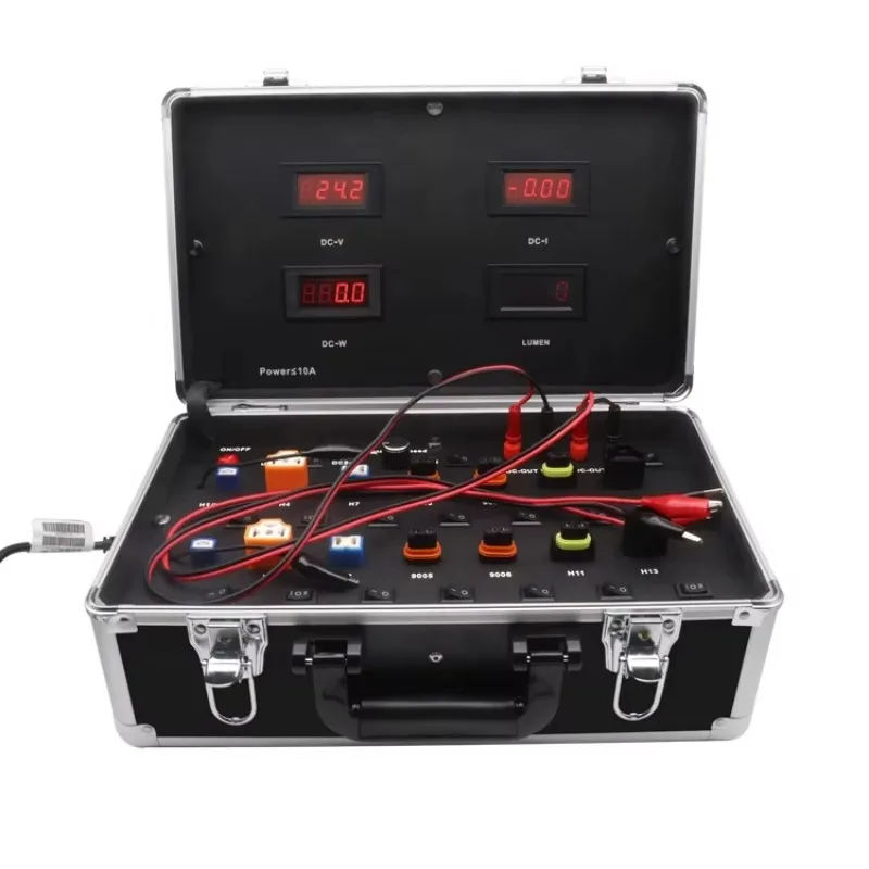Universal Model Portable Power Meter Voltage Tester Automotive Light Automotive Light Emitting Diode Headlamp Bulb Test Chamber
Universal Model Portable Power Meter Voltage Tester Automotive Light Automotive Light Emitting Diode Headlamp Bulb Test Chamber