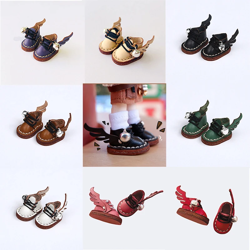 Cute BJD Doll Shoes Wings Cowhide Boots Shoes for OB11, 1/8bjd, GSC, YMY, 1/12BJD Dolls Accessories Toys for girls and boys
Cute BJD Doll Shoes Wings Cowhide Boots Shoes for OB11, 1/8bjd, GSC, YMY, 1/12BJD Dolls Accessories Toys for girls and boys