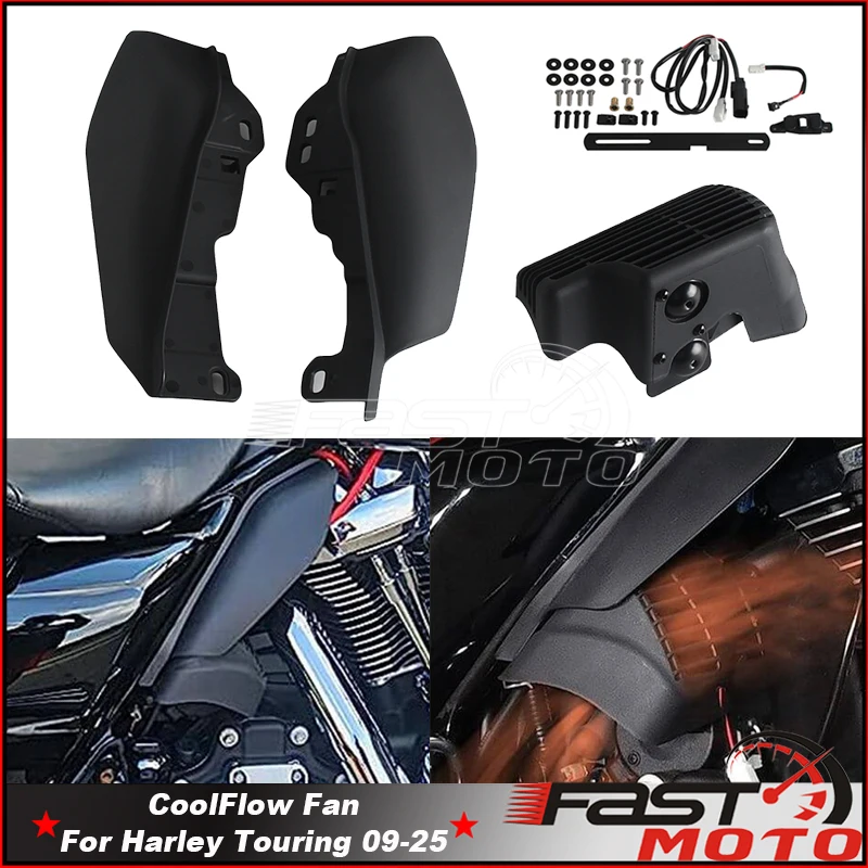 Cool Flow CoolFlow Fan For Harley Road King FLHR 2009-2025 Classic FLHRC FLHRXS Motorcycle Air Deflector Mid Frame Cooling Fan
Cool Flow CoolFlow Fan For Harley Road King FLHR 2009-2025 Classic FLHRC FLHRXS Motorcycle Air Deflector Mid Frame Cooling Fan