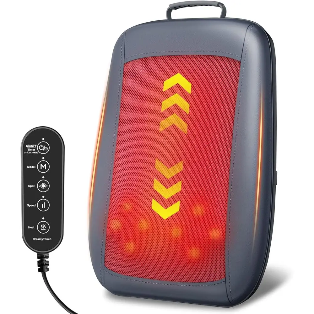 Portable Rechargeable 4D Shiatsu Massager with Heat for Deep Tissue Relief, Suitable for Home, Office, and Car
Portable Rechargeable 4D Shiatsu Massager with Heat for Deep Tissue Relief, Suitable for Home, Office, and Car