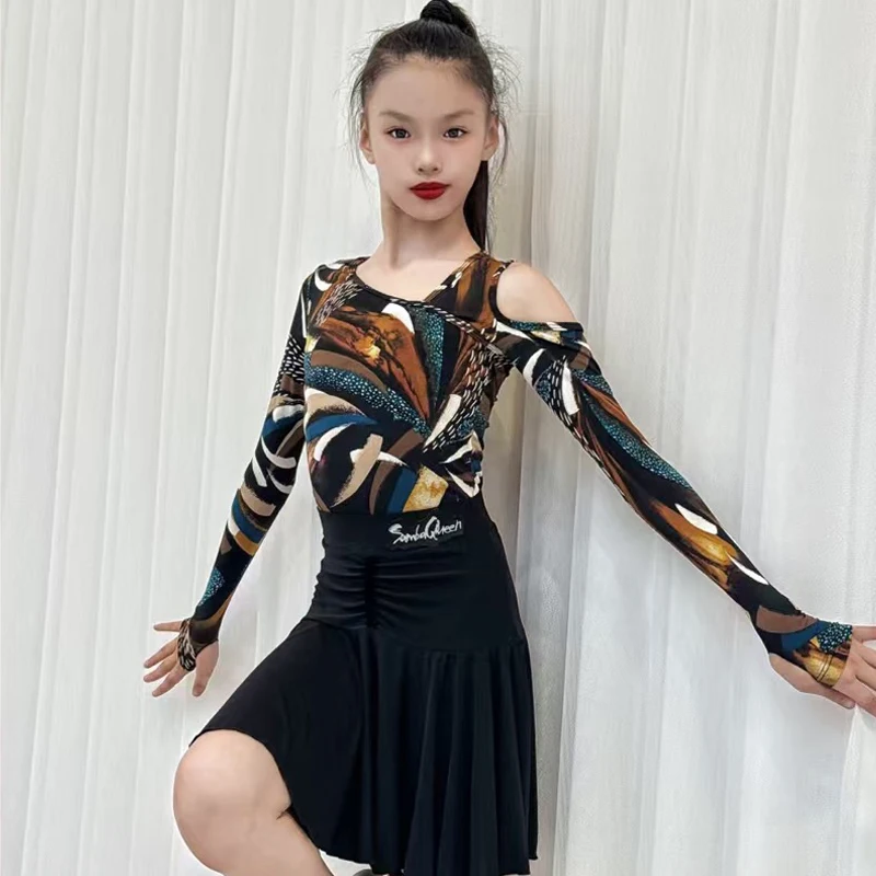 Kids Samba Rumba Dancing Clothes For Girls Latin Dance Competition Costumes Children'S Performance Training Suits DW10521
Kids Samba Rumba Dancing Clothes For Girls Latin Dance Competition Costumes Children'S Performance Training Suits DW10521