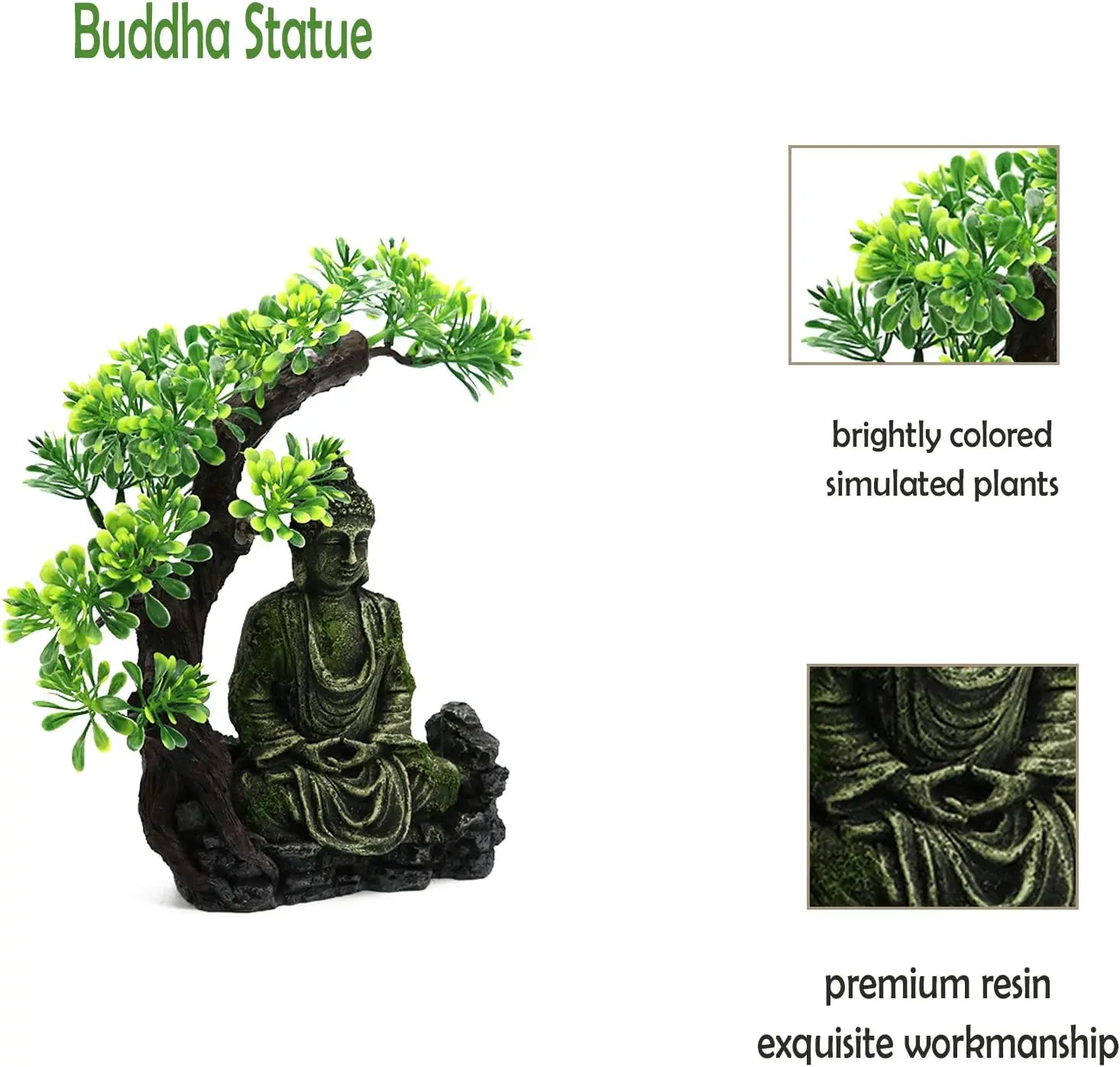 Статуя Будды, украшения, древний декор для аквариума Будды, украшения для аквариума из смолы, убежище в виде рыбы бетта
Статуя Будды, украшения, древний декор для аквариума Будды, украшения для аквариума из смолы, убежище в виде рыбы бетта