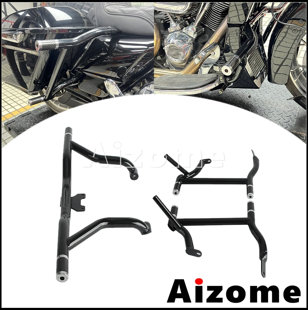 Motorcycle Front Bumper Crash Bar Engine Guard For Harley Touring Electra Street Road Glide Road King 14+ Highway Bar Protector
Motorcycle Front Bumper Crash Bar Engine Guard For Harley Touring Electra Street Road Glide Road King 14+ Highway Bar Protector