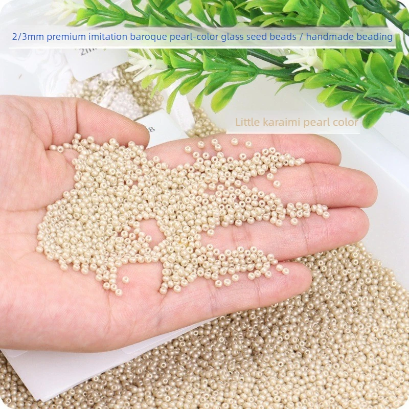 2/3mm Super High-quality Imitation Baroque Imitation Pearl Glass Rice Beads DIY Handmade Beaded Loose Beads Material
2/3mm Super High-quality Imitation Baroque Imitation Pearl Glass Rice Beads DIY Handmade Beaded Loose Beads Material