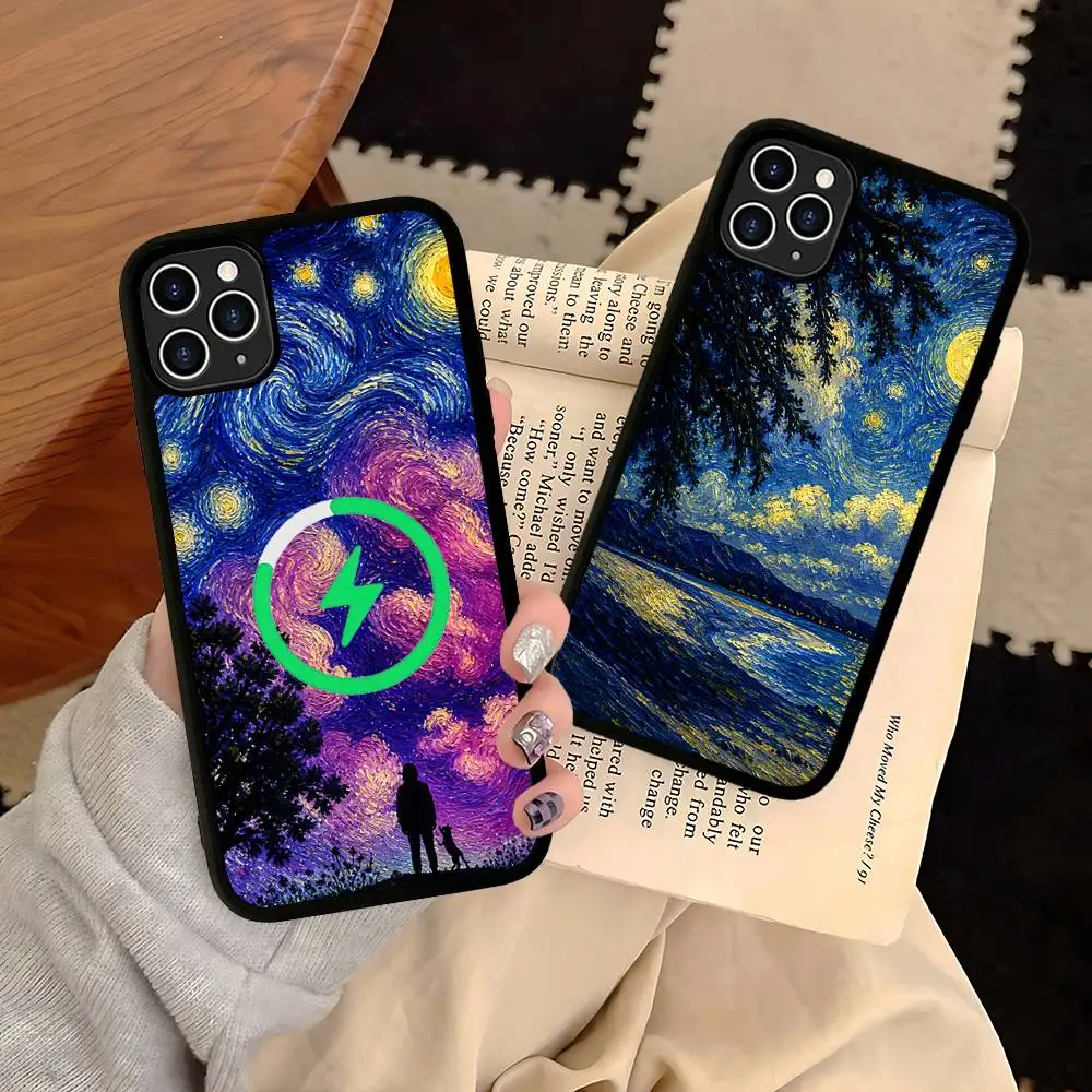 Van Gogh Starry Sky For Magsafe Magnetic Phone Case For IPhone 17 16 Pro Max 15 Plus 14 13 12 11 Cover
Van Gogh Starry Sky For Magsafe Magnetic Phone Case For IPhone 17 16 Pro Max 15 Plus 14 13 12 11 Cover