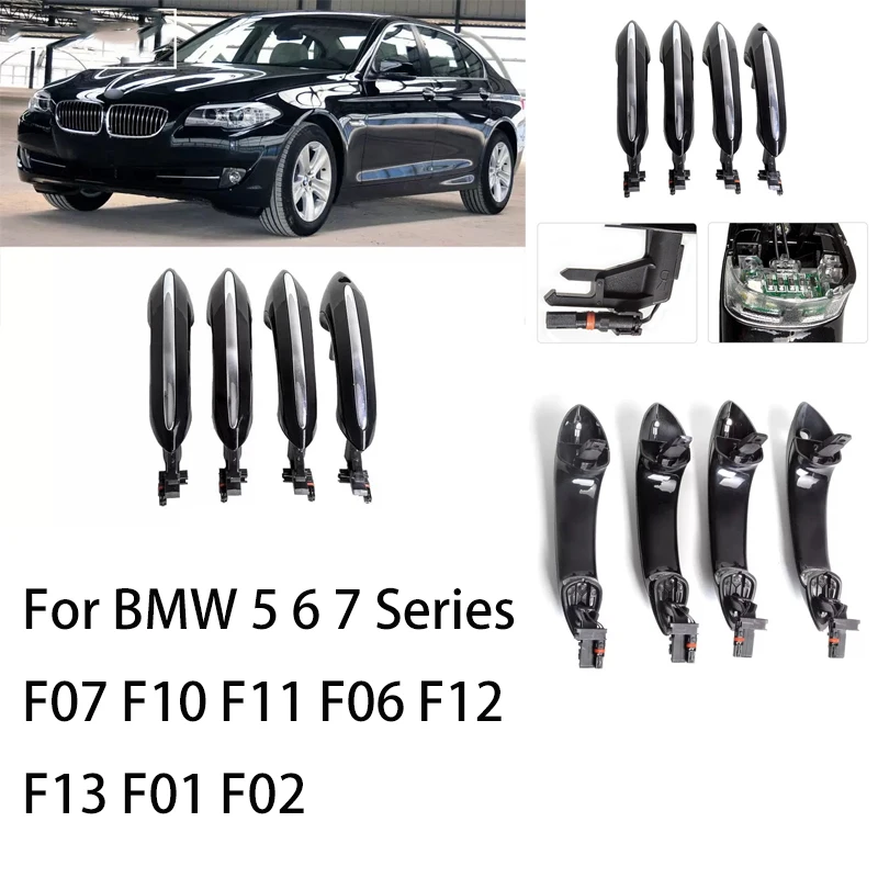 4X Black Outer Outside Exterior Comfort Access Door Handle Set For BMW 5 6 7 Series F07 F10 F11 F06 F12 F13 F01 F02 51217231931
4X Black Outer Outside Exterior Comfort Access Door Handle Set For BMW 5 6 7 Series F07 F10 F11 F06 F12 F13 F01 F02 51217231931