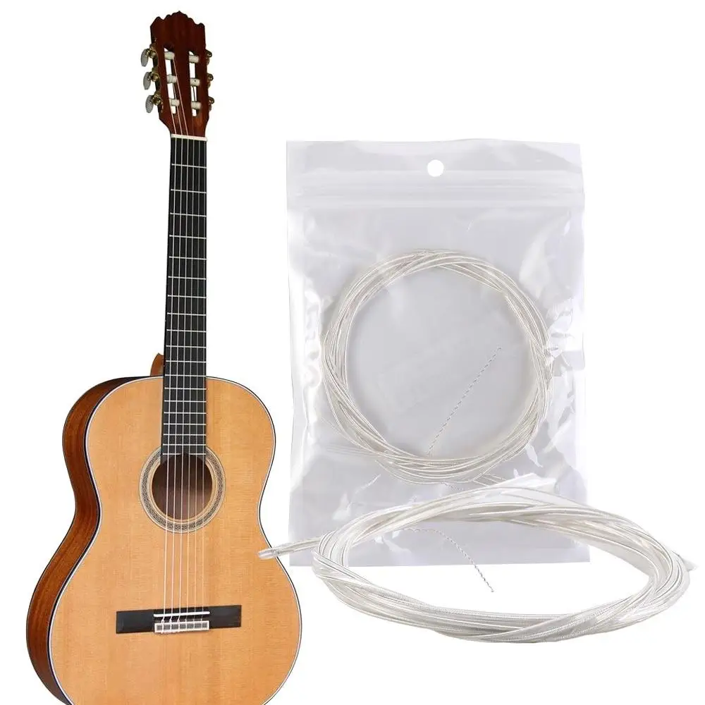 Guitar Accessories Nylon Guitar Strings Highquality Silver Classical Guitar Strings Super Light Clear Guitar Wire Musician
Guitar Accessories Nylon Guitar Strings Highquality Silver Classical Guitar Strings Super Light Clear Guitar Wire Musician
