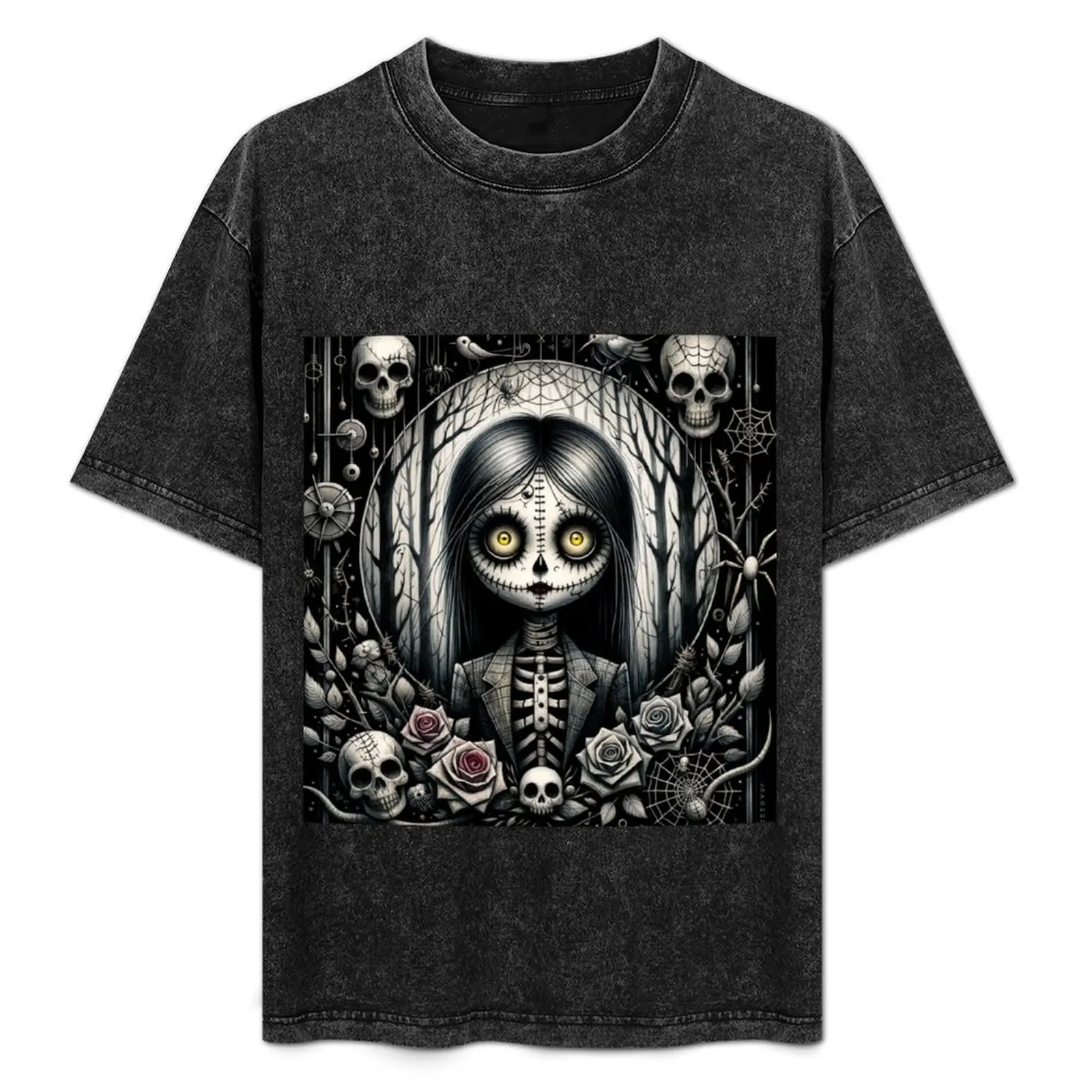 Alexandra Gothic Doll Design T-Shirt Casual Lightweight Short Sleeve Top
Alexandra Gothic Doll Design T-Shirt Casual Lightweight Short Sleeve Top