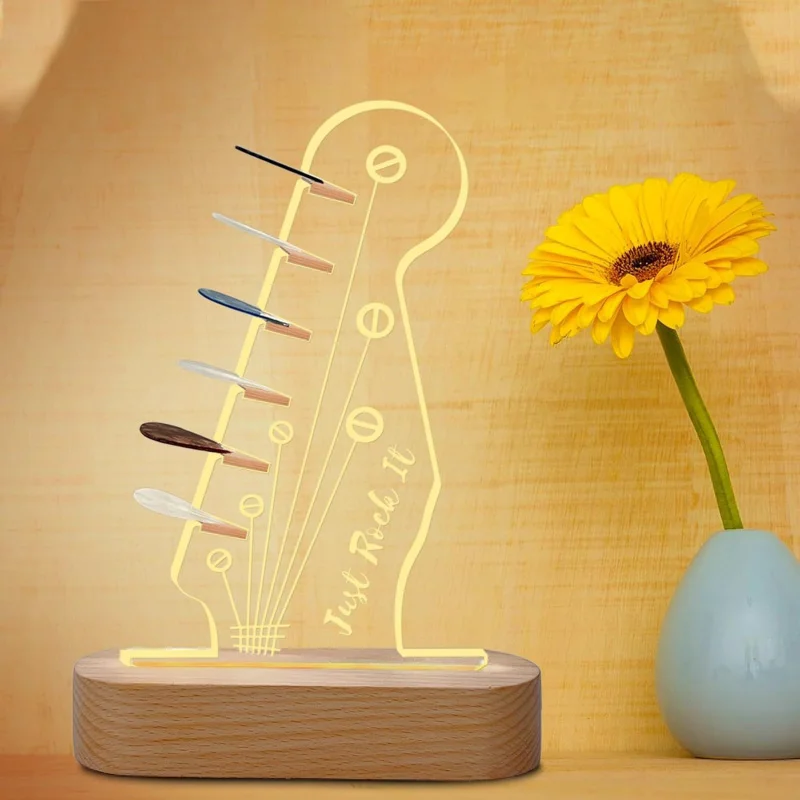 -Border New Atmosphere Night Light Wooden Guitar Pick Storage Rack Acrylic Lamp Night Light Lamp
-Border New Atmosphere Night Light Wooden Guitar Pick Storage Rack Acrylic Lamp Night Light Lamp