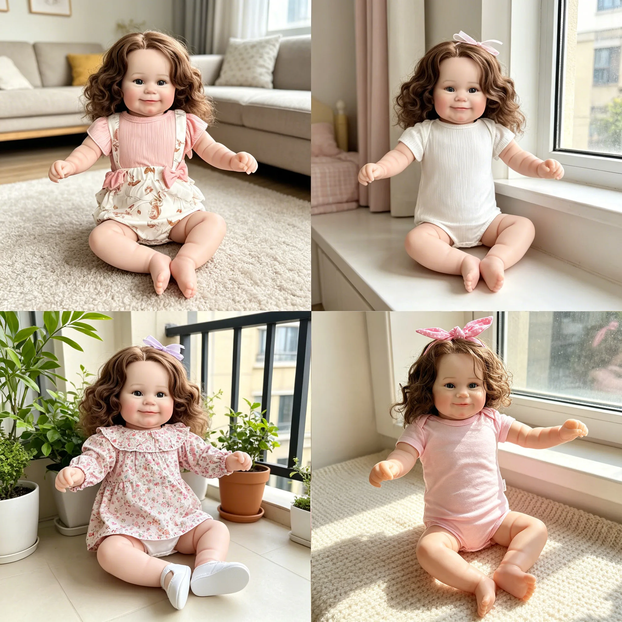 24inch Multiple Layers Painting 3D Skin Visible Veins Lifelike Maddie Reborn Doll Soft Cotton Body With Hand Root Hair
24inch Multiple Layers Painting 3D Skin Visible Veins Lifelike Maddie Reborn Doll Soft Cotton Body With Hand Root Hair