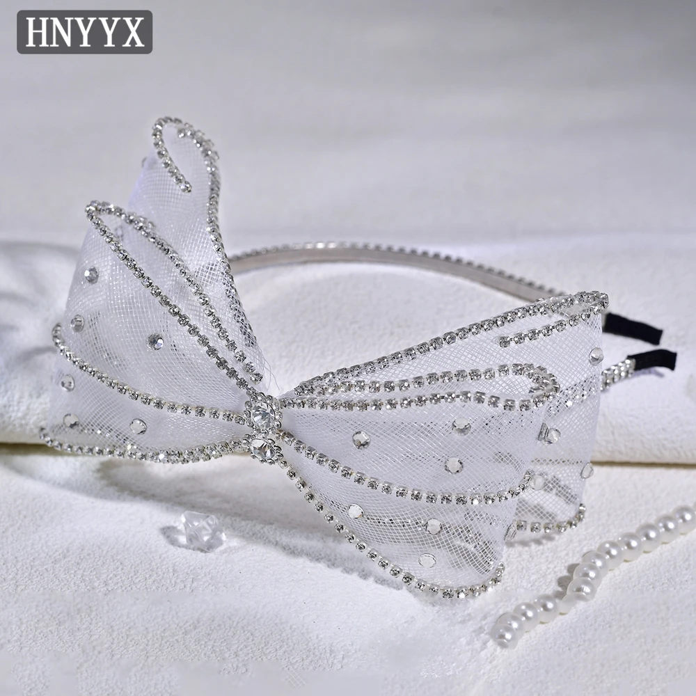 HNYYX Shiny Multi-layered Mesh Bow Hair Hoop Fashion Crystal Headband for Women Wedding Party Headband Hair Accessories A41
HNYYX Shiny Multi-layered Mesh Bow Hair Hoop Fashion Crystal Headband for Women Wedding Party Headband Hair Accessories A41