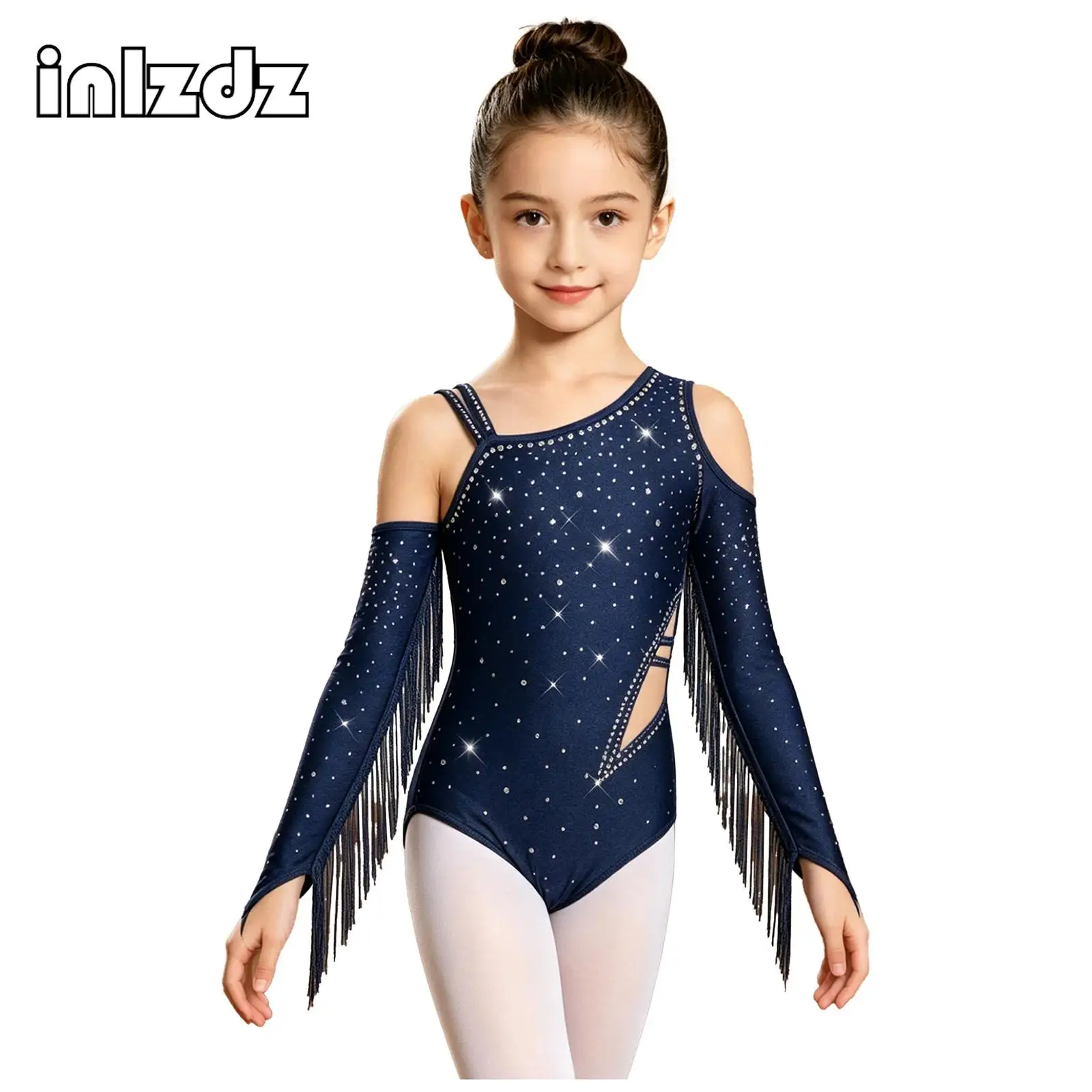 Kids Girls Shiny Fringe Bodysuit Figure Skating Performance Tassel Unitard Ballet Dance Gymnastics Leotard Dress Stage Costume
Kids Girls Shiny Fringe Bodysuit Figure Skating Performance Tassel Unitard Ballet Dance Gymnastics Leotard Dress Stage Costume