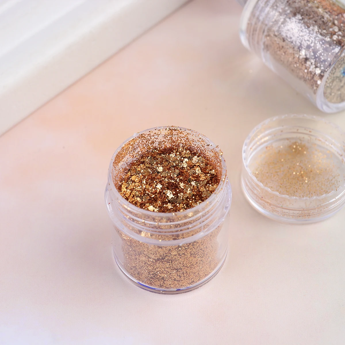 Sequin Glitter Set Nail Art Essential Sequins Dipping Gradient Nails Powder for Shimmering Eyeshadow
Sequin Glitter Set Nail Art Essential Sequins Dipping Gradient Nails Powder for Shimmering Eyeshadow