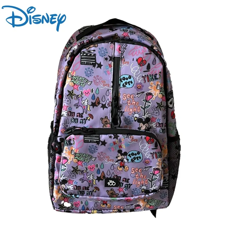 Disney 100th Anniversary Backpack Large Capacity Graffiti Students Double Shoulder Bag Mickey Mouse Printed Backpack Travel Bag
Disney 100th Anniversary Backpack Large Capacity Graffiti Students Double Shoulder Bag Mickey Mouse Printed Backpack Travel Bag