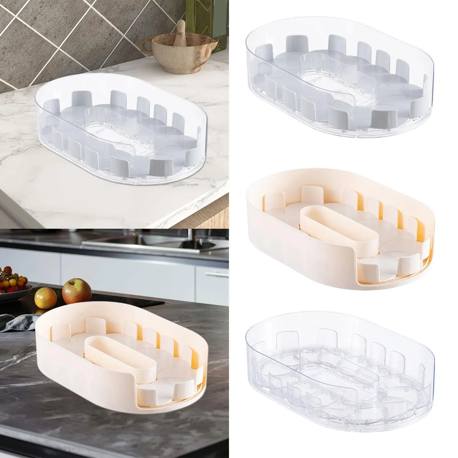 Turntable Organization Display Stand Multipurpose Rotating Condiments Organizer for Bathroom Pantry Countertop Fridge Cosmetics
Turntable Organization Display Stand Multipurpose Rotating Condiments Organizer for Bathroom Pantry Countertop Fridge Cosmetics
