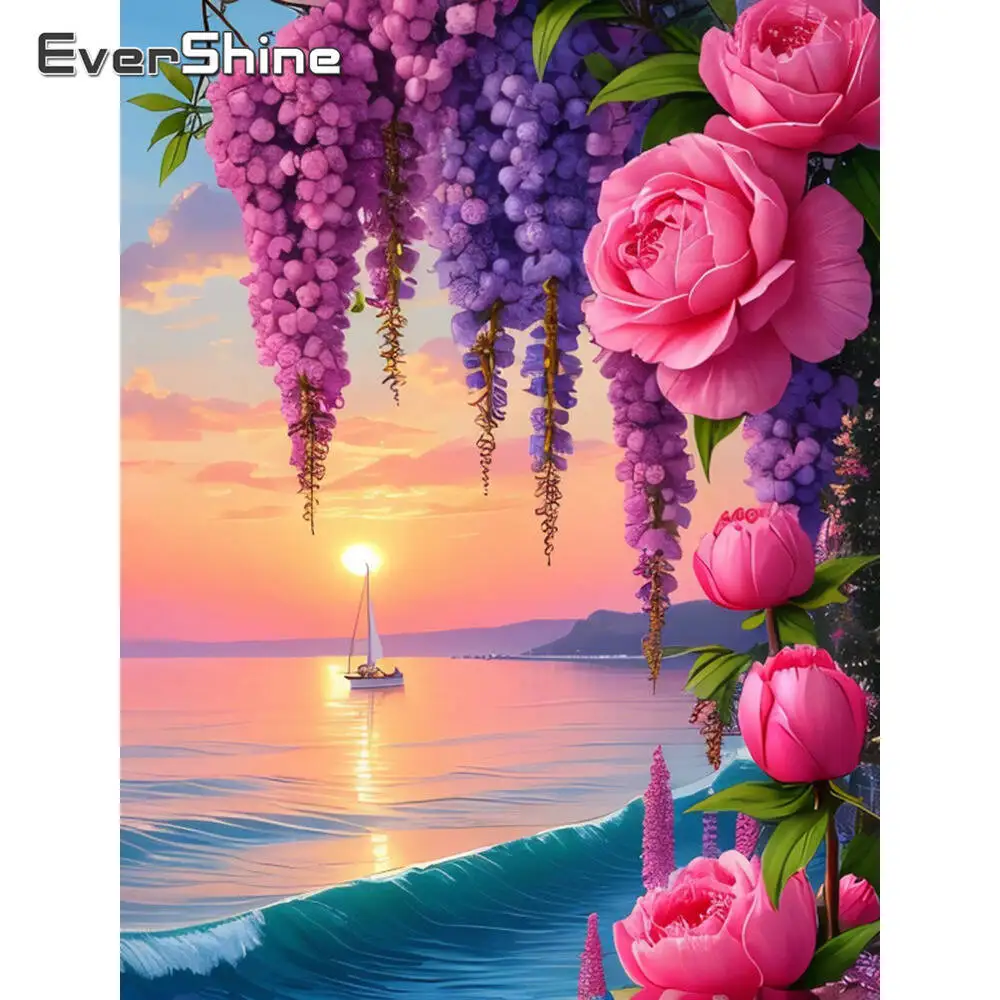 Evershine Diamond Mosaic Peony Flower Acrylic Craft Supplies DIY Sunset Diamond Painting Seaside New Arrival Handicraft
Evershine Diamond Mosaic Peony Flower Acrylic Craft Supplies DIY Sunset Diamond Painting Seaside New Arrival Handicraft