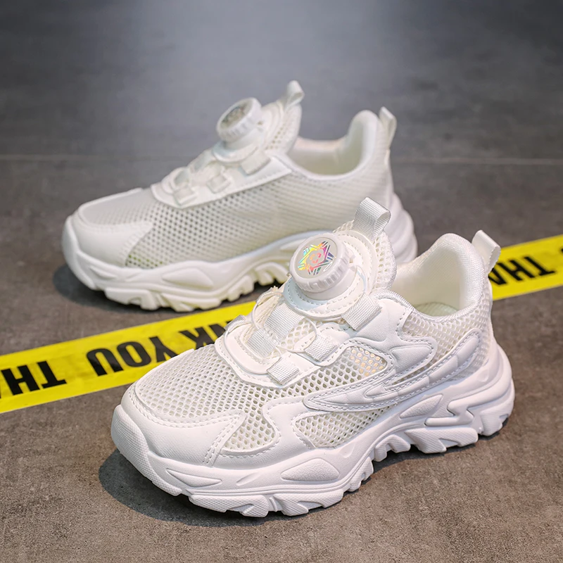 Reinforced Toe Child Running Shoes Summer Vent Mesh Wear-resistant Rubber Anti-slip Footwear for Sport Training
Reinforced Toe Child Running Shoes Summer Vent Mesh Wear-resistant Rubber Anti-slip Footwear for Sport Training