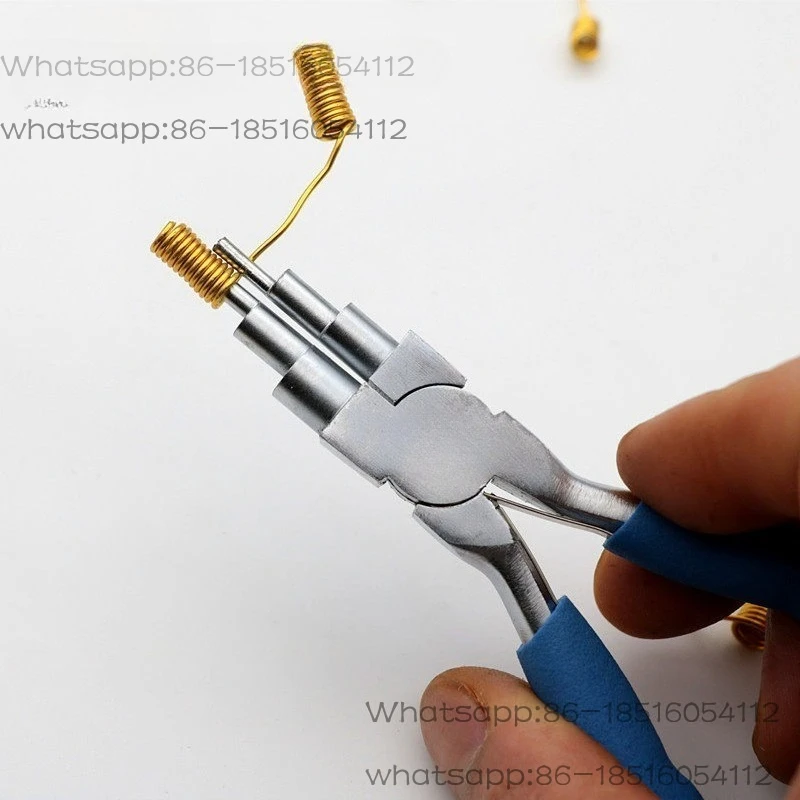 Multifunctional round nozzle shape pliers, gold wire winding tool six-stage pliers
Multifunctional round nozzle shape pliers, gold wire winding tool six-stage pliers