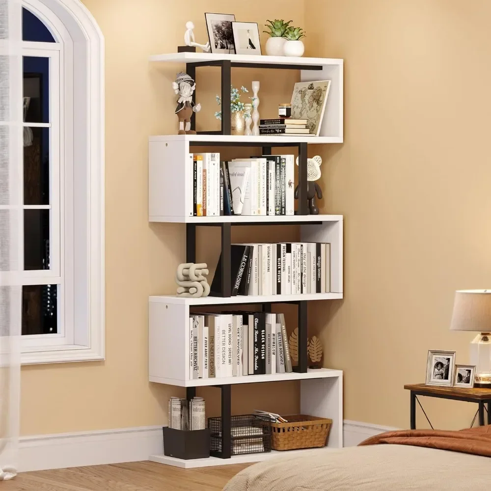 For Tall Bookshelf Modern Book Shelf 6 Tier Bookcase, Open Display Storage Rack Shelves for Living Room/Bedroom/Home
For Tall Bookshelf Modern Book Shelf 6 Tier Bookcase, Open Display Storage Rack Shelves for Living Room/Bedroom/Home