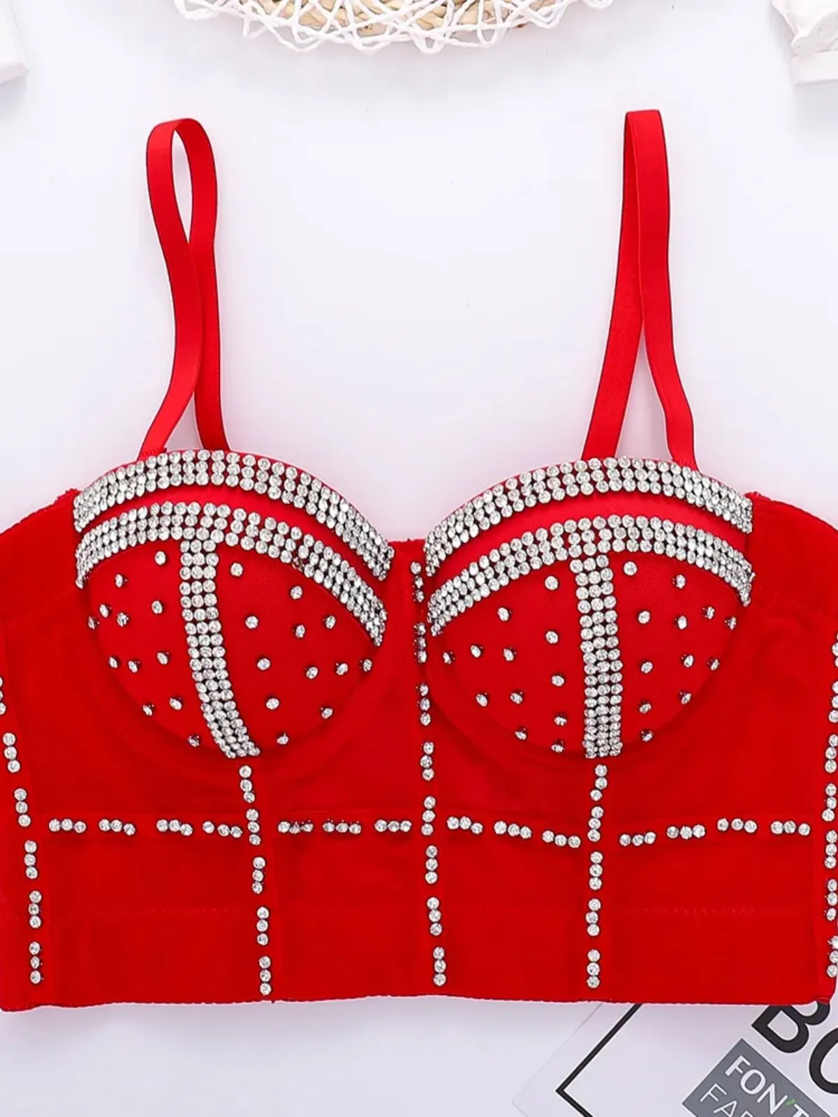 ssTss Luxury Diamond Glittering Corset Bra Fashion Women Summer Sexy Perpective Mesh Push Up Bustier Party Club Crop Camis Tops
ssTss Luxury Diamond Glittering Corset Bra Fashion Women Summer Sexy Perpective Mesh Push Up Bustier Party Club Crop Camis Tops