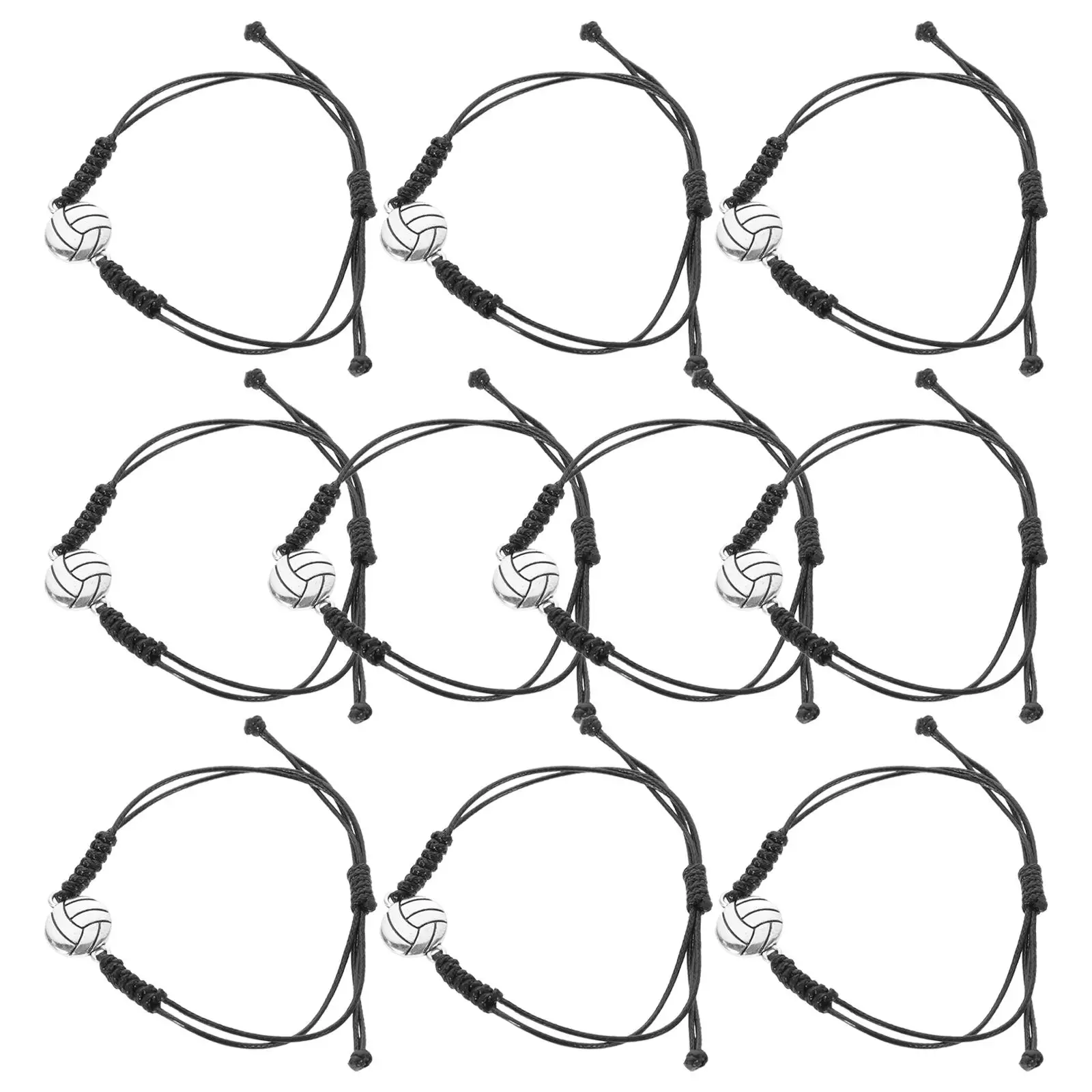 20 Pcs Volleyball Bracelets Braided Wristb s Drawstring Rope Sports Accessories Portable Gifts for Girls Boys Team
20 Pcs Volleyball Bracelets Braided Wristb s Drawstring Rope Sports Accessories Portable Gifts for Girls Boys Team