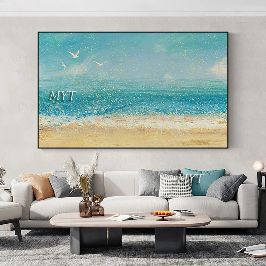 Large Living Room Wall Picture Abstract Seascape Painting On Canvas Handmade Artwork Home Designs Decorations Frameless
Large Living Room Wall Picture Abstract Seascape Painting On Canvas Handmade Artwork Home Designs Decorations Frameless