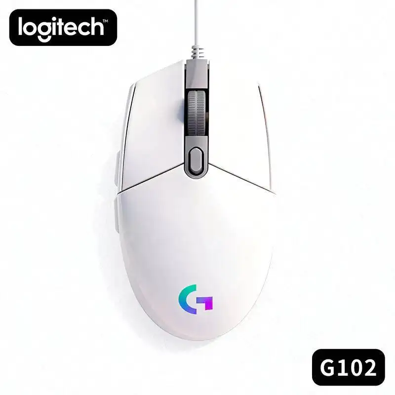 Logitech G102 Gaming Mouse, USB Wired Connection, 8000 DPI Tracking, PTFE Foot Pads, Windows & macOS Compatible
Logitech G102 Gaming Mouse, USB Wired Connection, 8000 DPI Tracking, PTFE Foot Pads, Windows & macOS Compatible