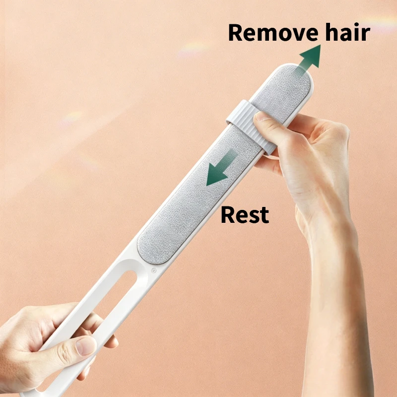 Lint Remover Electrostatic Pet Hair Removal Brush Double-Sided Couch Clothes Cleaning For Furniture Laundry with Self-Clean Loop
Lint Remover Electrostatic Pet Hair Removal Brush Double-Sided Couch Clothes Cleaning For Furniture Laundry with Self-Clean Loop