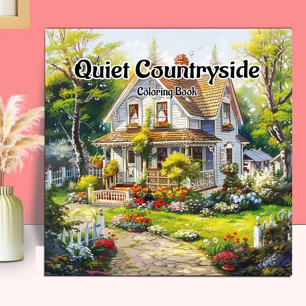 24 pages peaceful countryside coloring book, a rustic style cabin in the woods, an adult coloring book, a graffiti painting,
24 pages peaceful countryside coloring book, a rustic style cabin in the woods, an adult coloring book, a graffiti painting,