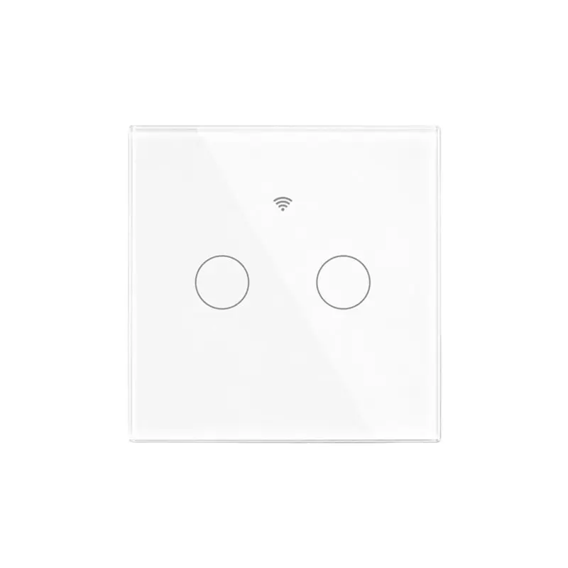 FULL-Tuya Smart Matter Light Switch Wifi EU Standard 2-Way Smart Switch Glass Touch Panel APP Remote Control Voice White
FULL-Tuya Smart Matter Light Switch Wifi EU Standard 2-Way Smart Switch Glass Touch Panel APP Remote Control Voice White
