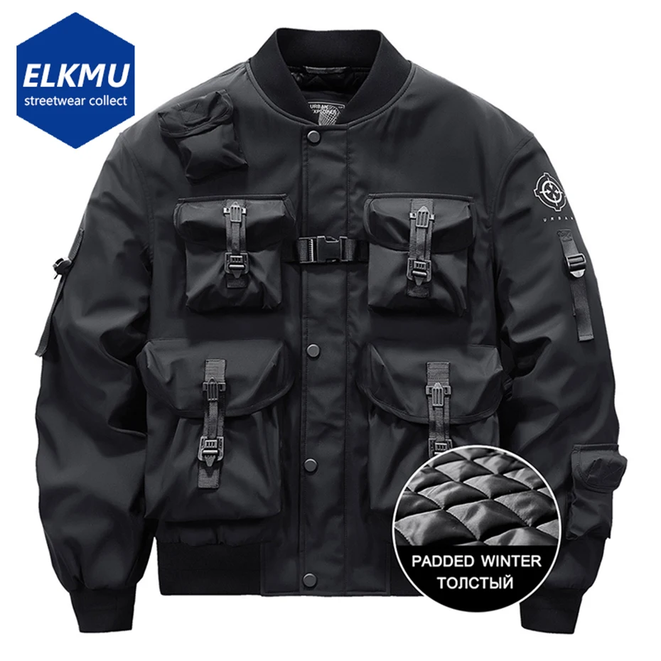 Harajuku Jackets Winter Thicken Warm Coat Men's Oversized Hip Hop Streetwear Jacket Multi Pockets Military Techwear Coats Male
Harajuku Jackets Winter Thicken Warm Coat Men's Oversized Hip Hop Streetwear Jacket Multi Pockets Military Techwear Coats Male